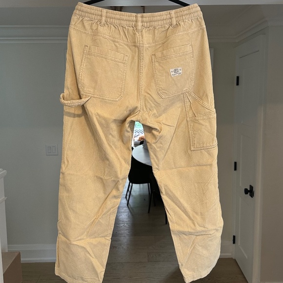Men's - Urban Outfitters BDG Beige Corduroy Relaxed Fit Painter Pants - Size L - Picture 9 of 15